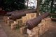 China: Cannons dating from the First Opium War (1839-1842) near the Zhenhai Tower, Yuexiu Park, Guangzhou, Guangdong Province
